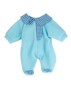 Pijama salopeta bleu pentru papusi Miniland 38-42 cm