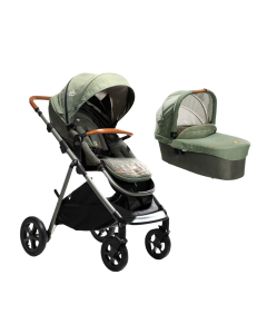 Joie - Carucior multifunctional 2 in 1, reglabil pe inaltime, Aeria Signature Pine