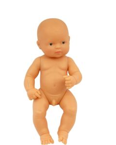 Papusa Bebelus european Baiat Miniland 32 cm