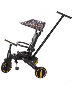 Tricicleta Uonibaby 3 in 1, Pliabila si Reversibila - Cartoon