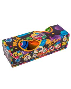 Set plastilina 100% ECO, Lovin'Do, 3 culori*100gr Neon