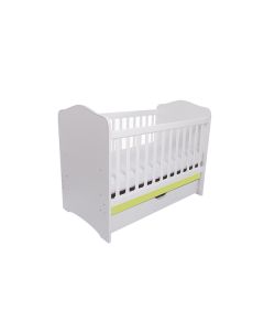 Patut VESSANTI Como cu sertar - Alb cu Verde