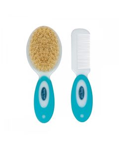 Set perie si pieptan albastru SeviBebe