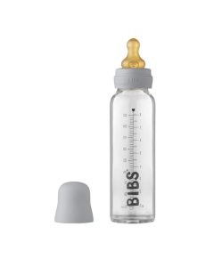 BIBS - Set complet biberon din sticla anticolici, 225 ml, Cloud