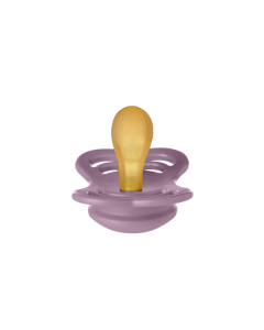 BIBS - Suzeta Supreme Latex, tetina simetrica, 0 luni +-Mauve