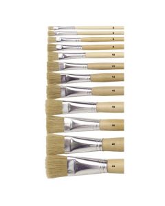 Set 12 pensule cu maner lung - numarul 12 - Heutink