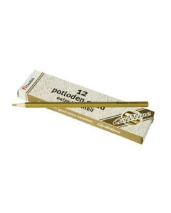 Set 12 creioane hexagonale Goldline Auriu metalic - Heutink