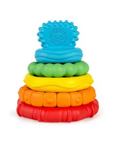 Baby Einstein - Jucarie multisenzoriala si de dentitie Stacking Teether