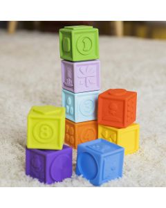 Bright Starts - Jucarie cuburi multicolore