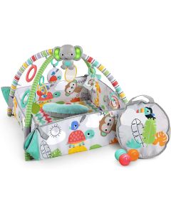 Bright Starts - Salteluta de activitati 5 in 1 Gym & Ball Pit Totally Tropical