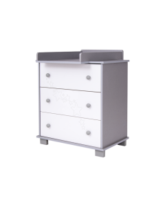 Comoda Drewex Stars - Silver