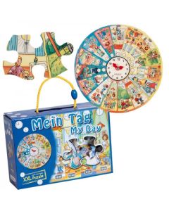 Puzzle circular Invata ceasul Beleduc