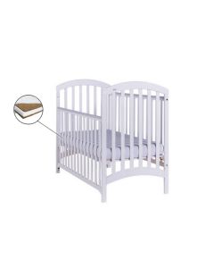 Patut Drewex Adel Culisant - Alb + Saltea Cocos 10 Cm