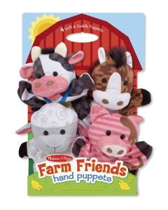 Set 4 papusi de mana Ferma Melissa and Doug