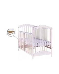 Patut Drewex Jagoda Culisant - Alb transparent + Saltea Cocos 8 Cm