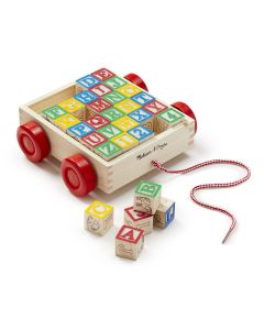 Melissa and Doug - Carucior cu cuburi ABC