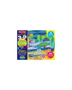 Set abtibilduri reutilizabile 3D Habitate