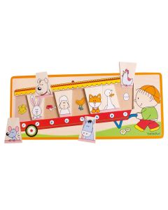 Joc de asociere Animale si hrana Beleduc