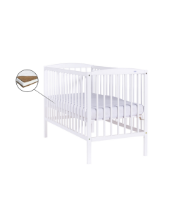 Patut Drewex Clasico - Alb + Saltea Cocos 12 cm