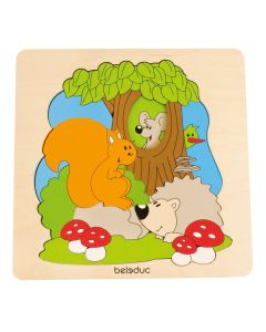 Puzzle Descopera Padurea Beleduc