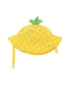 Palarie de soare Zoocchini, UPF50 +, Marime M, 6-12 Luni - Ananas