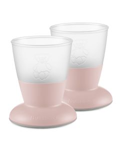 BabyBjorn - Set Pahare pentru bebe (2 buc), Powder Pink