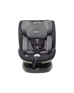 BabyGo - Scaun auto rotativ i-Size Grow Up 360 Black, 0-36 kg 