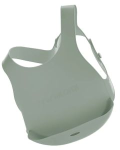 Baveta Flexi Bib Minikoioi, 100% Premium Silicone – River Green