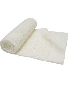 Paturica, Eko, 100% Bumbac, 80x80 cm, Tricotata, Ecru