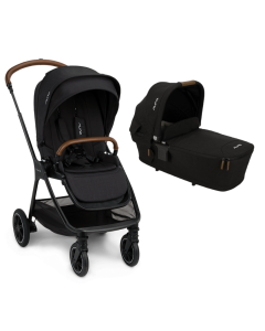 Nuna - Set carucior compact TRIV next Caviar + Landou LYTL Caviar