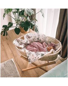 Cosulet bebe pentru dormit handmade din material ecologic Ahoj Baby natur include stand