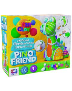 Set de creatie cu argila usoara, Moon Light Clay - Pino Friend - DINO