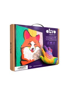 Set pictura cu argila usoara, 29*29 cm - Fox