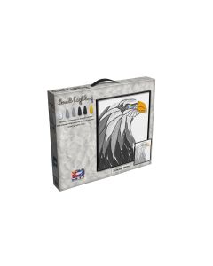 Set pictura 3D cu argila usoara, 40*30cm - Eagle