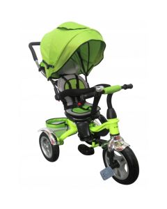 Tricicleta cu pedale 3 in 1 R-Sport T3 - Verde