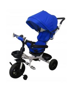 Tricicleta cu pedale 3 in 1 R-Sport T4 - Albastru