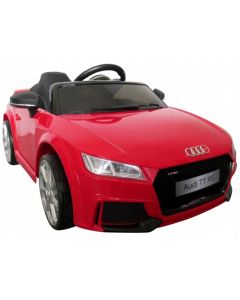 Masinuta electrica cu telecomanda, roti EVA, scaun piele Audi TT R-Sport - Rosu