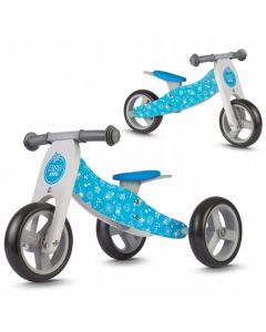 Bicicleta de lemn fara pedale 2 in 1 Ricokids RC-616 - Albastru
