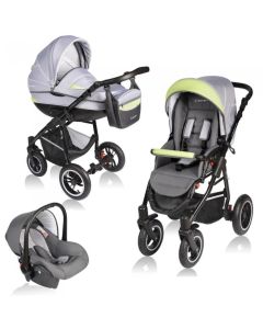 Carucior VESSANTI Crooner 3 in 1 - Green/Gray