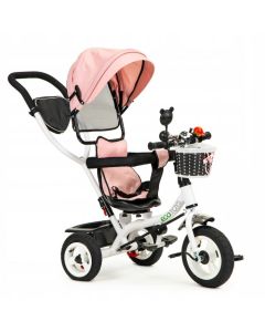 Tricicleta cu sezut rotativ Ecotoys JM-066-9L - Roz