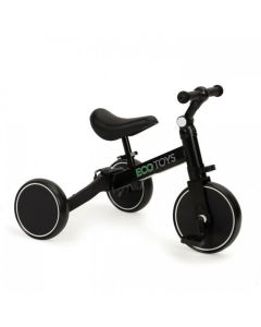 Tricicleta 4 in 1 cu pedale detasabile, Ecotoys YM-BB-6 - Negru