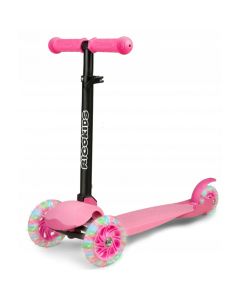 Trotineta cu roti cu LED Ricokids Loco 765102 - Roz