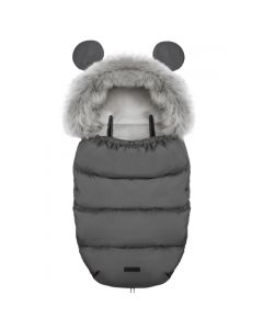 Sac de dormit 95 x 48 cm Ricokids Elmi 720001 - Gri inchis