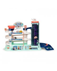 Garaj tip parcare pentru masinute, cu lift electric, Ecotoys HC493514