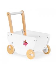 Carucior pentru papusi din lemn Ecotoys 2150N