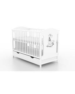 Patut cu sertar VESSANTI MILO GIRAFA - Alb