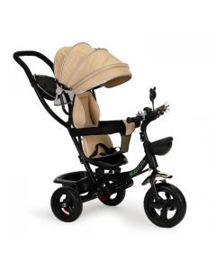 Tricicleta cu sezut rotativ Ecotoys JM-066-9 - Bej