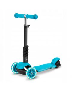 Trotineta 3 in 1 cu roti cu LED Ricokids Buggy 765302 - Albastru