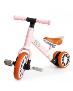 Bicicleta cu pedale detasabile Ecotoys LC-V1307 - Roz