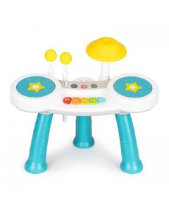 Masuta muzicala cu pian si tobe pentru copii Huanger HE0525